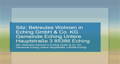 Desktop Screenshot of betreutes-wohnen-in-eching.de